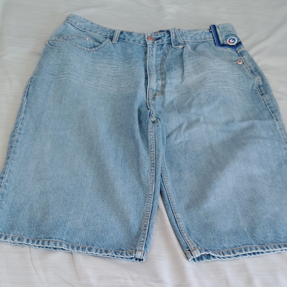 G-Unit Men's Light Blue Denim Shorts